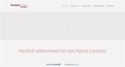 Desktop Screenshot of carolers.at